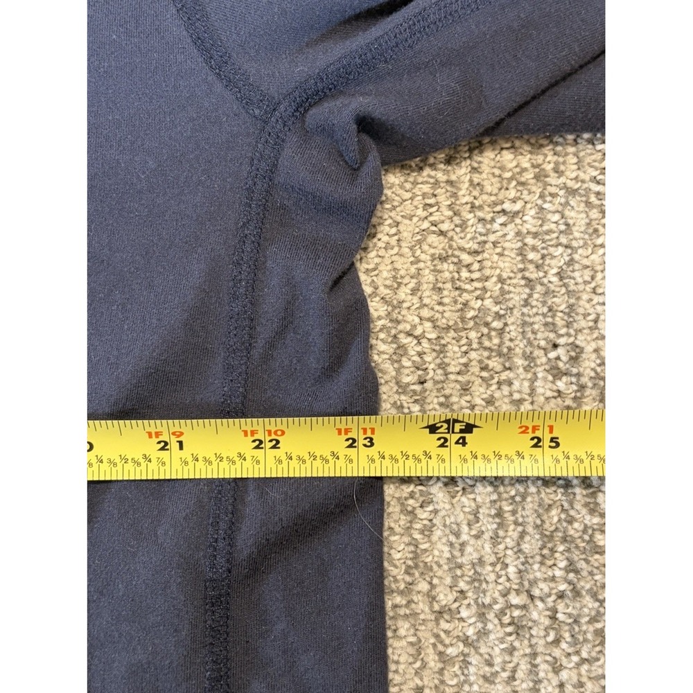 Carhartt Force Hoodie Shirt Mens XL Navy Blue Relaxed Fit Stretch Workwear - Picture 6 of 9